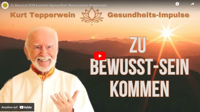 zu Bewusst-SEIN kommen